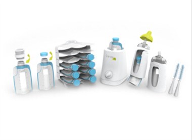 康迪佳Kiinde 母乳喂养礼盒套装 美国进口 含温奶器