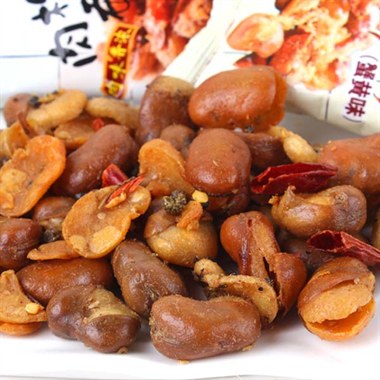 红灯记四联包肉松原味蚕豆 8包*60g/包 香酥松脆 炒货小零食包邮特价【复本】